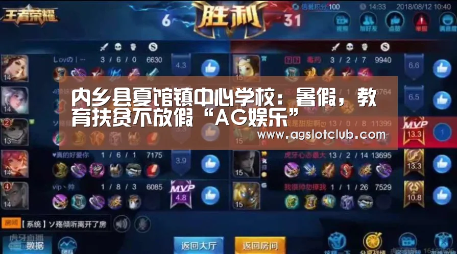 内乡县夏馆镇中心学校:暑假,教育扶贫不放假“AG娱乐”(图2) AG导航