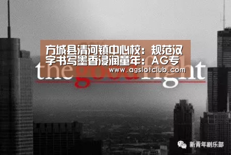方城县清河镇中心校:规范汉字书写墨香浸润童年:AG专区(图1) AG导航